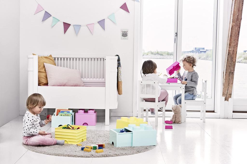 LEGO Brick Drawer 4, Aqua Light Blue, 40051742