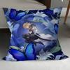 Genshin Albedo Pillow Cushion Cover Pillowcase Living Room Sofa Home Decor Customized