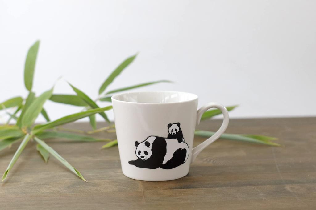 Ceramică Marumo Takagi Panda Interacțiune Cafea Elegant și Drăguț Cadou pentru 60 de ani Cadou Popular de Crăciun [Design inspirat de temperatură] Cană Părinte-Copil,