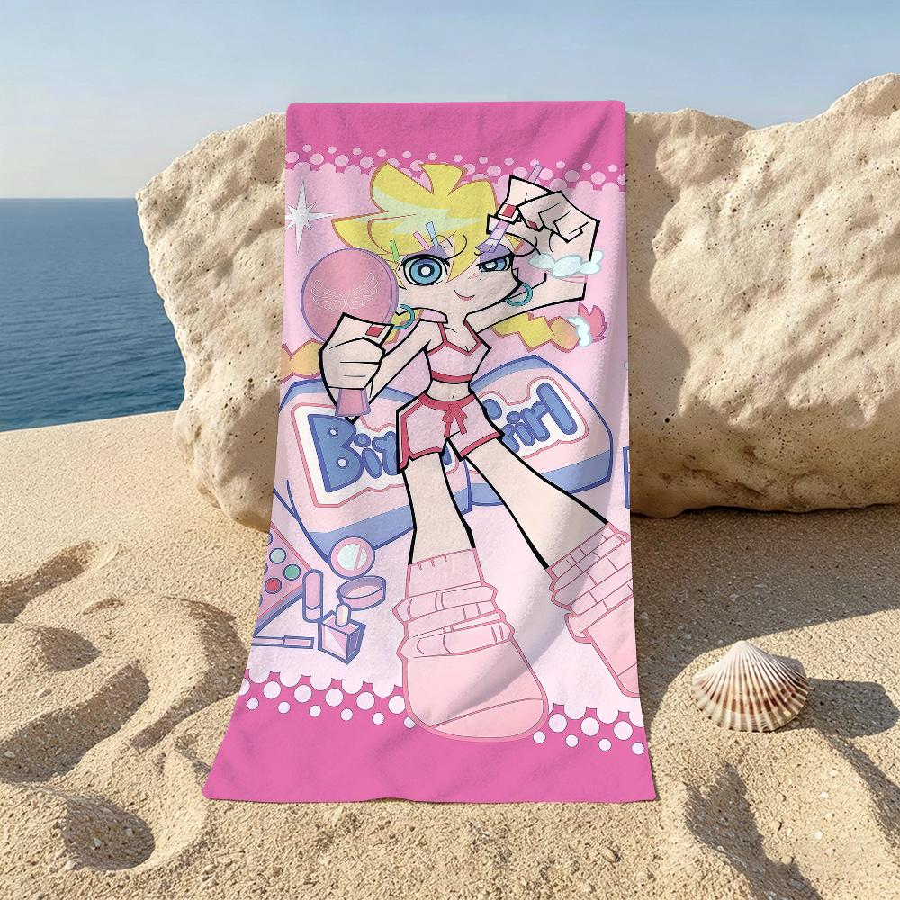 Cartoon P-Panty Stocking Towel Towels For Beaches Yoga Studios Gyms Hot Springs Swimming Pools And Picnics