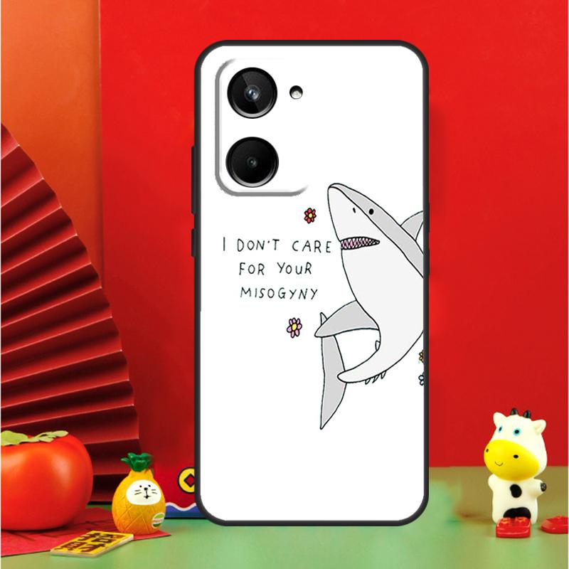Cartoon Shark For Realme GT6 GT7 15 Pro 10 11 12 13 14 Pro Plus C65 C67 C63 C61 C55 C51 C53 C35 C75 Case