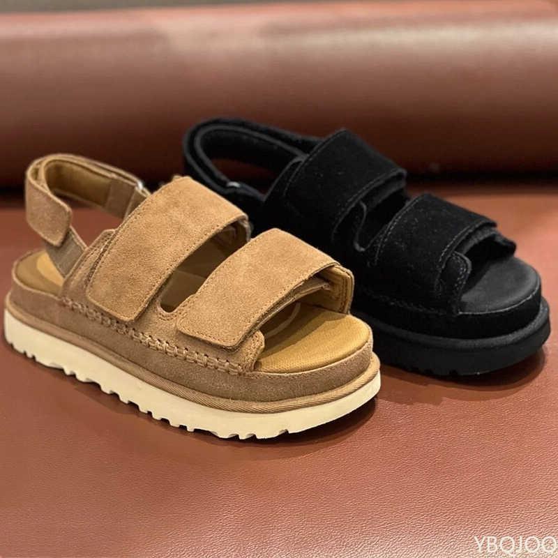 Summers Couple Hight Quality Sandals Women Daily Outdoor Beach shoes Genuine Leather Sandals New Dress Height Increasing Shoes