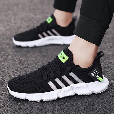 Men's Shoes Summer New Men's Sports Shoes Fly-woven Mesh Breathable Casual Shoes Korean Version of Youth Running Shoes