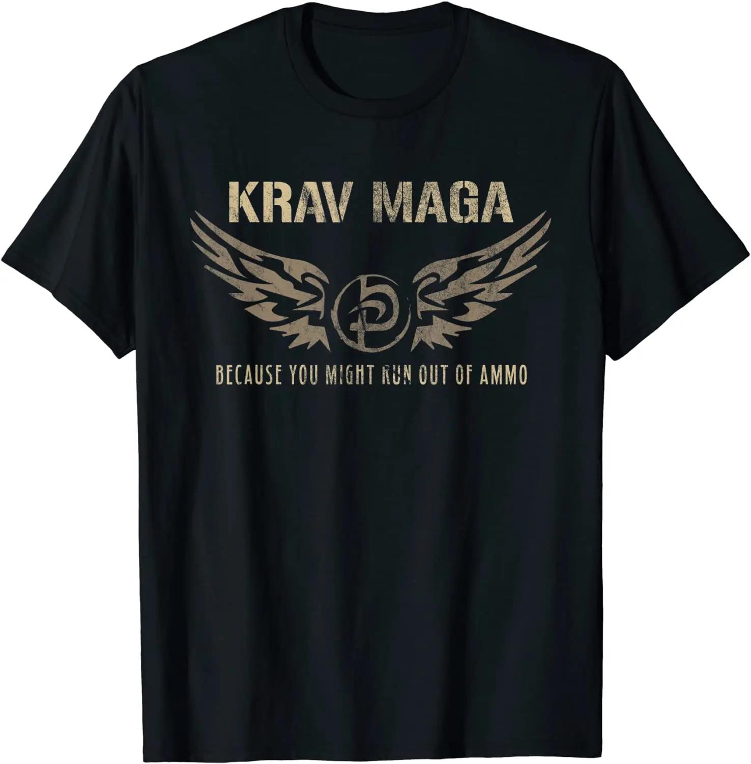 Krav Maga Israeli Military Close Combat System Men TShirt Short Sleeve Casual 100 Cotton Shirt Top Tee S