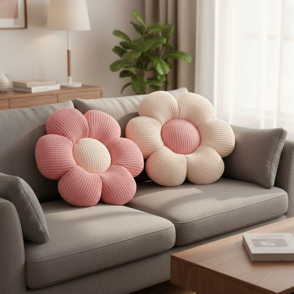40CM Flower Shape Cushion Soft Chair Mat Comfortable Car Seat Pillow  Tatami