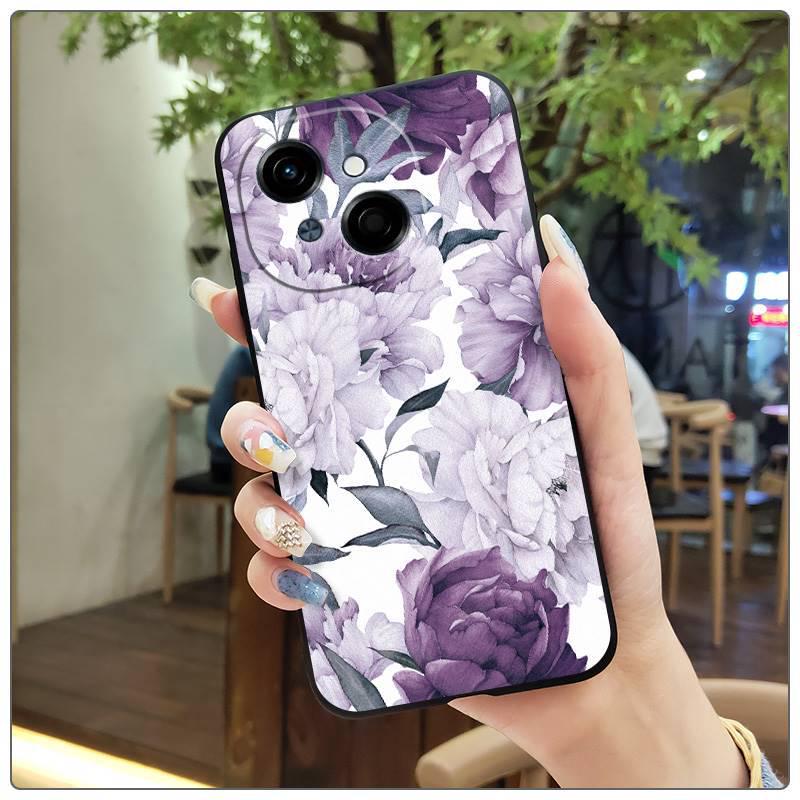 Luxury Soft Phone Case for Tecno POP9 4G/Spark GO 1/KL4 - Full Edge & Stylish Design for Women