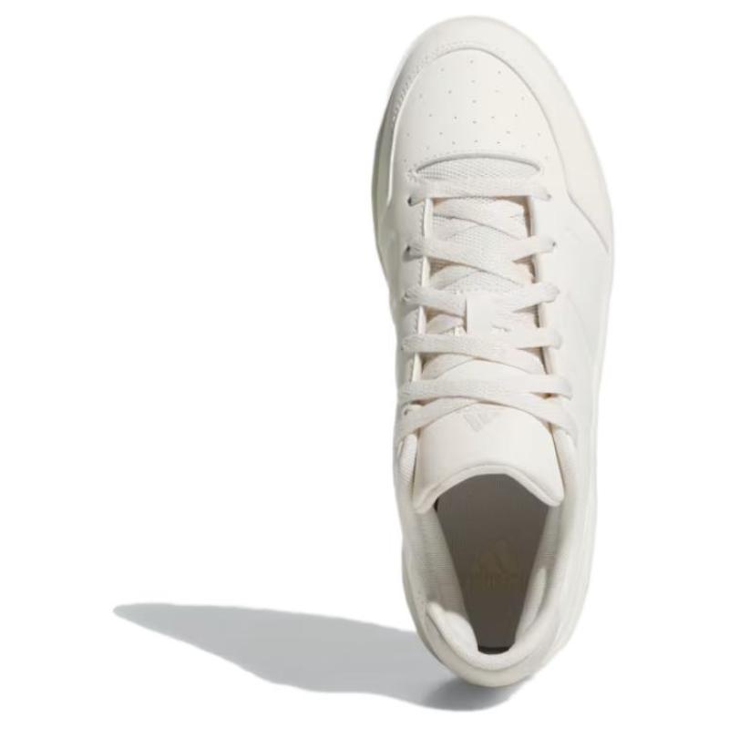 Adidas Mullaly Slip Resistant Abrasion Resistant Low top Casual Shoes Unisex White Sneakers JI0383