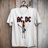 Angus Young AC DC Rock N Rol T-Shirt Malcom Young Phil Rudd Back in Black Unisex T-Shirt