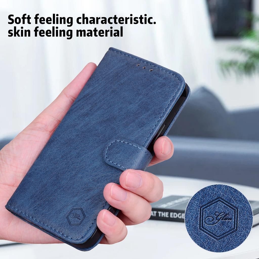 For Google Pixel 8 Pro Solid Color PU Leather Wallet Case Well-protected Cell Phone Stand Cover