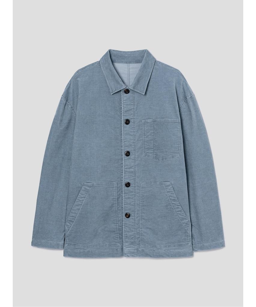 Shift.G Relaxed Cotton Coverall Sky Blue
