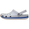 Crocs Crocband Casual Series Minimal Versatile Outdoor Breathable Clogs Unisex Gray 212831-1FT