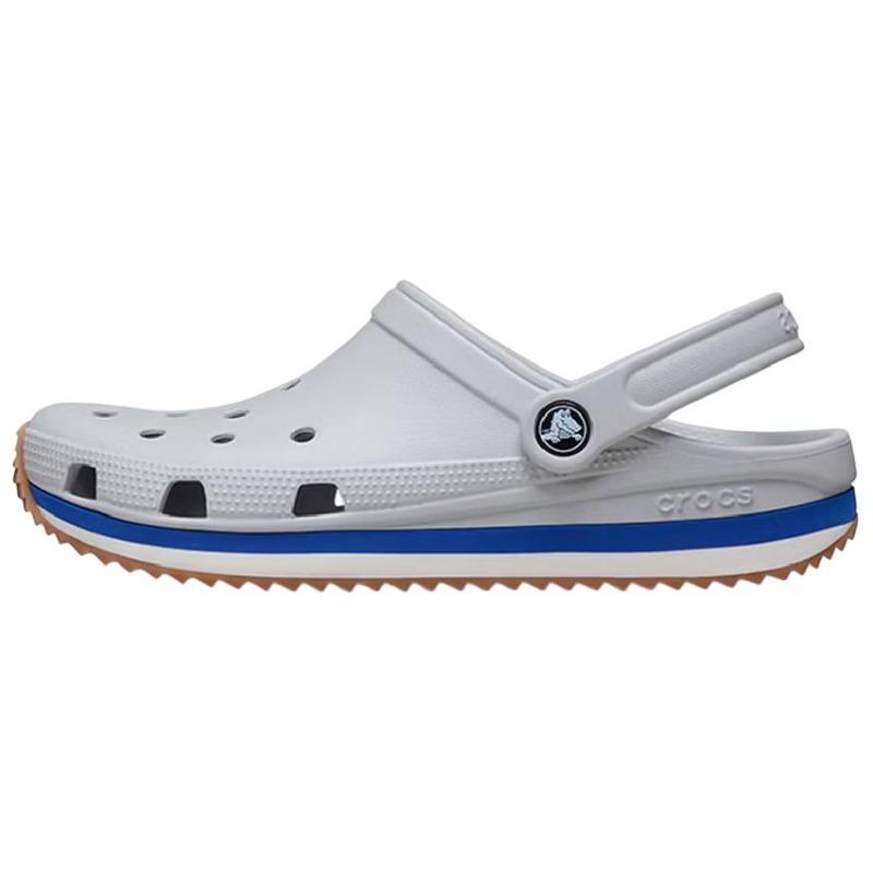 Crocs Crocband Casual Series Minimal Versatile Outdoor Breathable Clogs Unisex Gray 212831-1FT