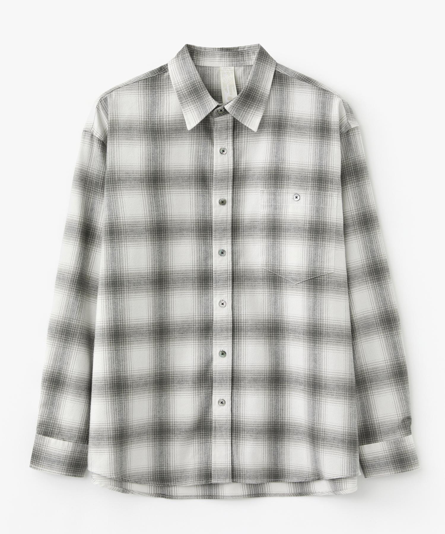 Kofwi Windy Ombre Check Shirt Mono Ombre Mono Ombre/1(S)