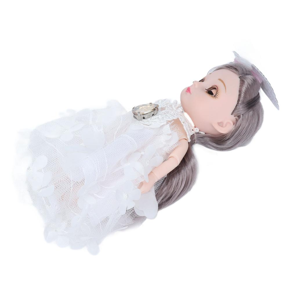 6.7inches Baby Doll Toys Movable Joints Beautiful Dressing Adorable Baby Girl Dolls with Clothes