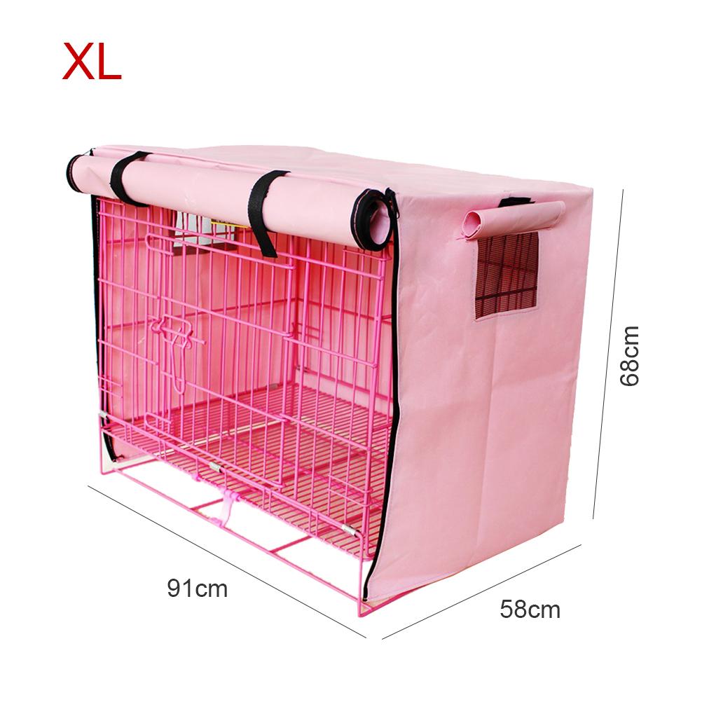 Pet Cage Cover Oxford Dog Kennel Cover Pet Crate Cover Windproof Dog Kennel Cover Waterproof Dog Cat Cage Cover for Crates