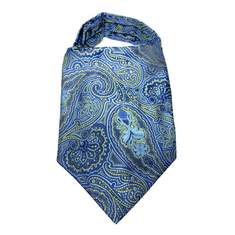 [Xiang Ru] Ascot Tie, Stylish Floral Pattern, Father's Day Gift, Wedding, Party, Business, Workplace, Washable, Formal, Casual, Gift, 20 Designs