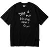Seupeullaesikodeu Kurzarm-T-Shirt Schwarz - Selfie-Shirt Doddle
