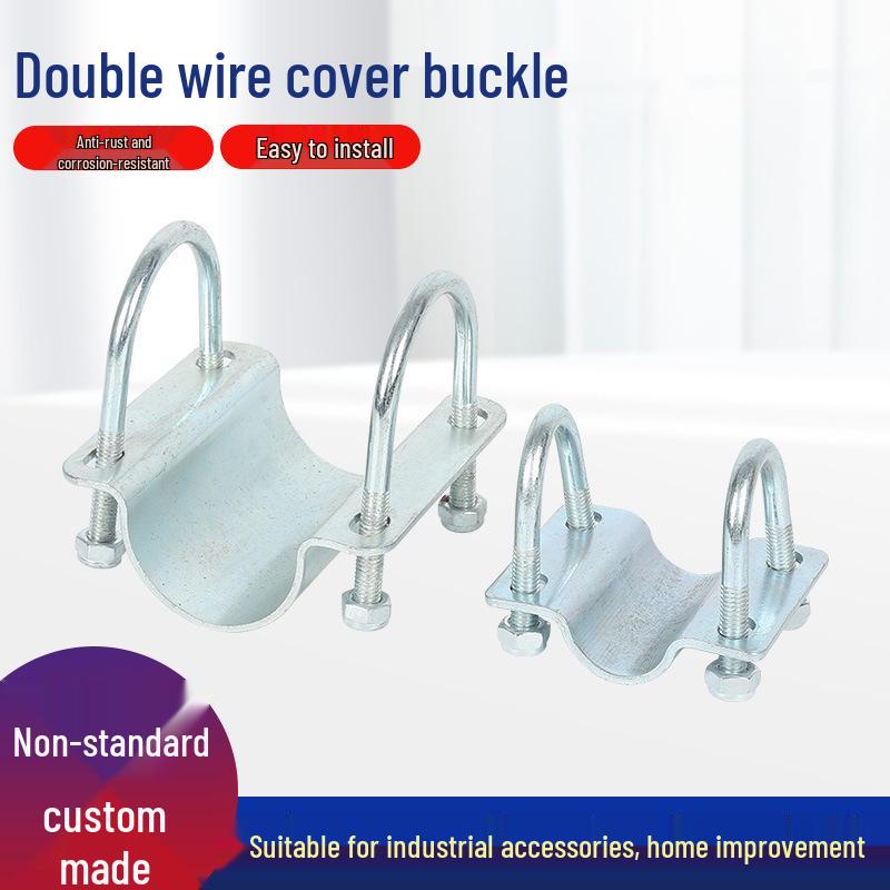 Double U-Shaped Steel Cross Buckle Connector for Scaffolding