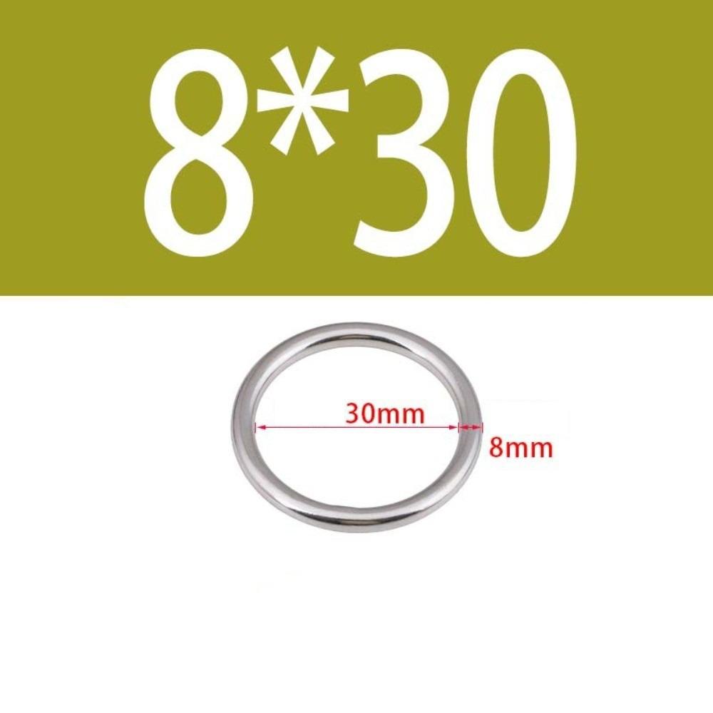 M4 M8 Yoga Hanging Rings Anti Corrosion O Rings Load Bearing Stainless Steel Rings Yoga Training