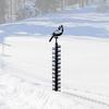 Metal Snow Measuring Ruler Wrought Iron Measuring Gagdet Accessory for Indoor Winter Snowmobile Yard Supplies