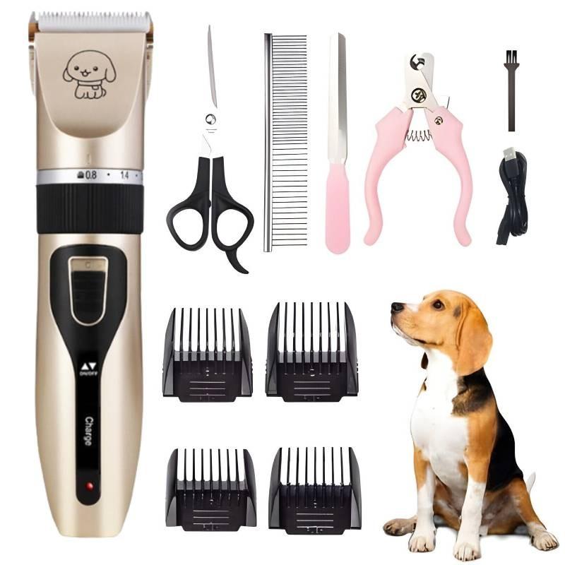 Premium Klippemaskin for Kjæledyr, Elektrisk Hundehårtrimmer for Katter og Hunder med Slitesterkt ABS-materiale