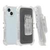 Transparent Double Layer Phone Case for iPhone 15 Pro Max/14/13/12 and Samsung S24