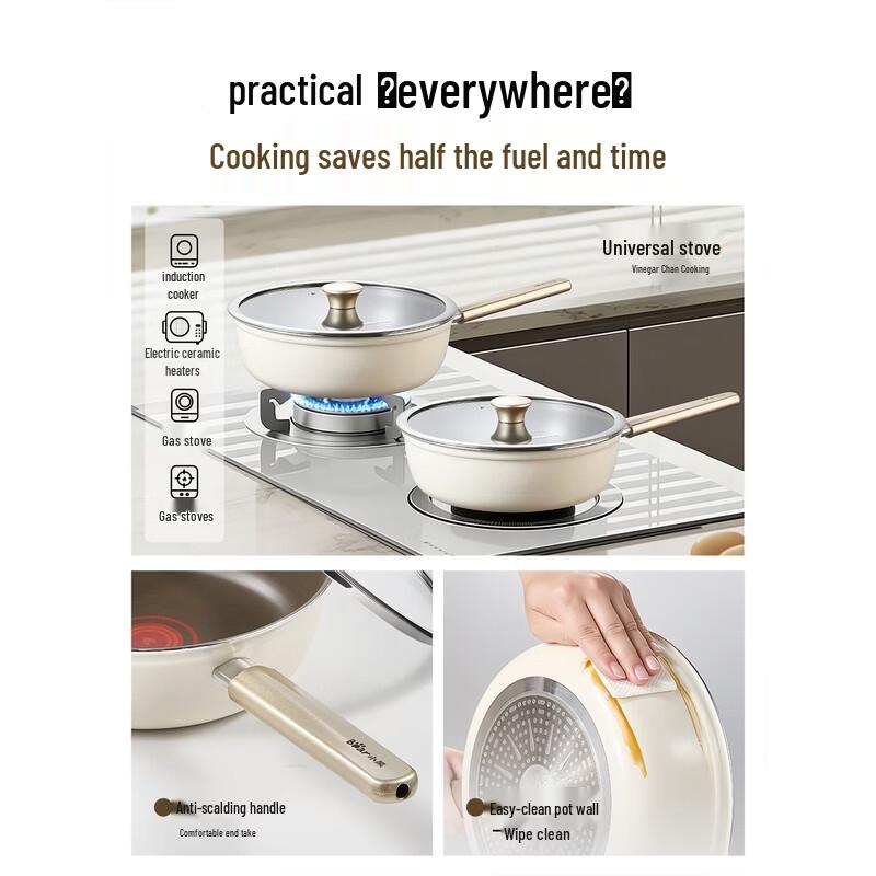 Bear Non-Stick Titanium Frying Pan 26cm