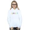Disney Womens/Ladies Donald Duck Letters Hoodie
