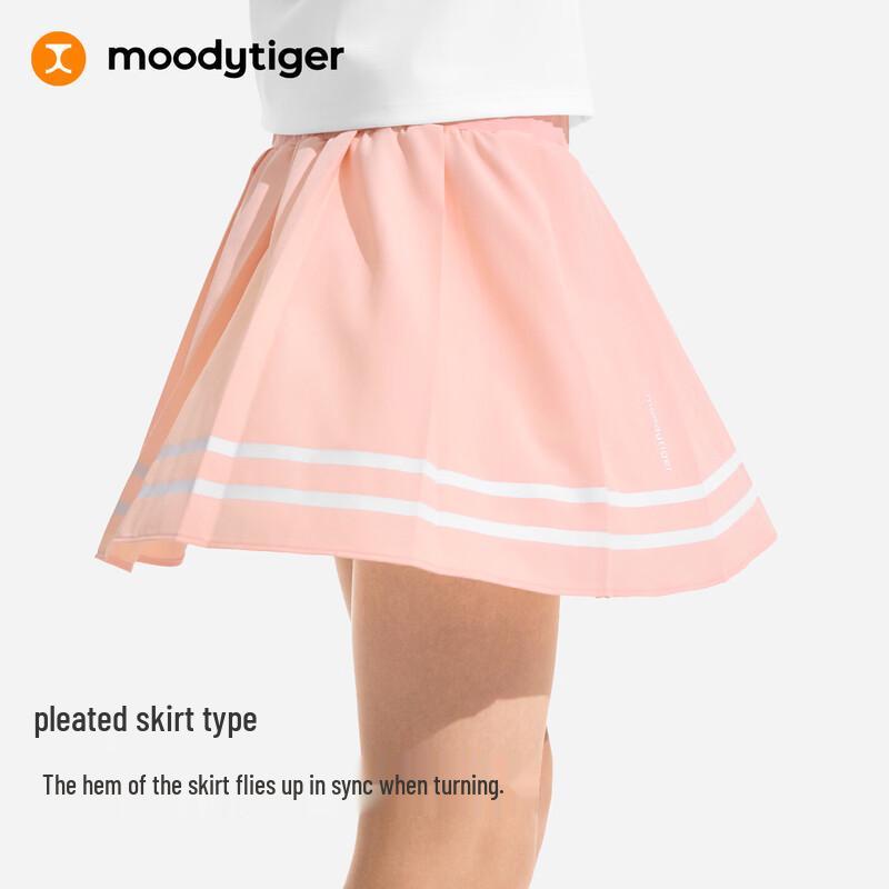 Moodytiger Girls' Breathable Pleated Athletic Skort