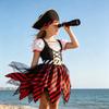 Halloween Pirate Costume Set for Party Performances