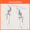 Stylish Women's Alloy Sword Pendant Earrings Trendy Geometric Design For All Occasions