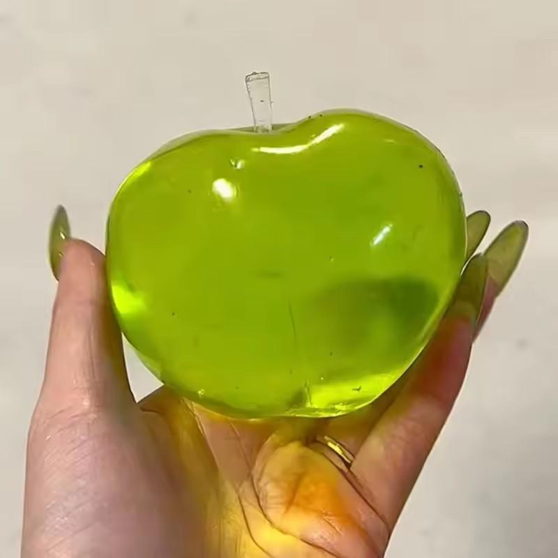 Grüner Apfel Quetschspielzeug Stressabbau Entlüftung Fidget Spielzeug Plastizität Quetschspielzeug Entspannendes Geschenk Für Freunde
