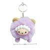 Creative Sheep Plush Keyring Fluffy Ball Cute Bag Charm Trendy Ornament for Girls Backpack Car Key Decoration Birthday Gift