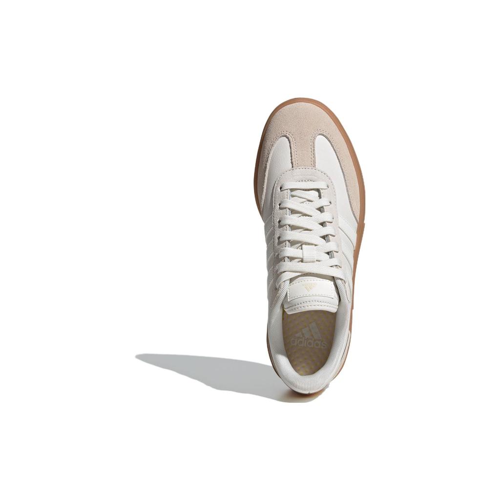 Adidas Gradas Versatile Comfortable Shock Absorbing Durable Low-Top Skate Shoes Women Skate Shoes White Brown IF7083