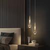 Net Red Water Drop Chandelier Creative Modern Bedroom Dining Room Bedside Living Room Background Wall Crystal Lamp