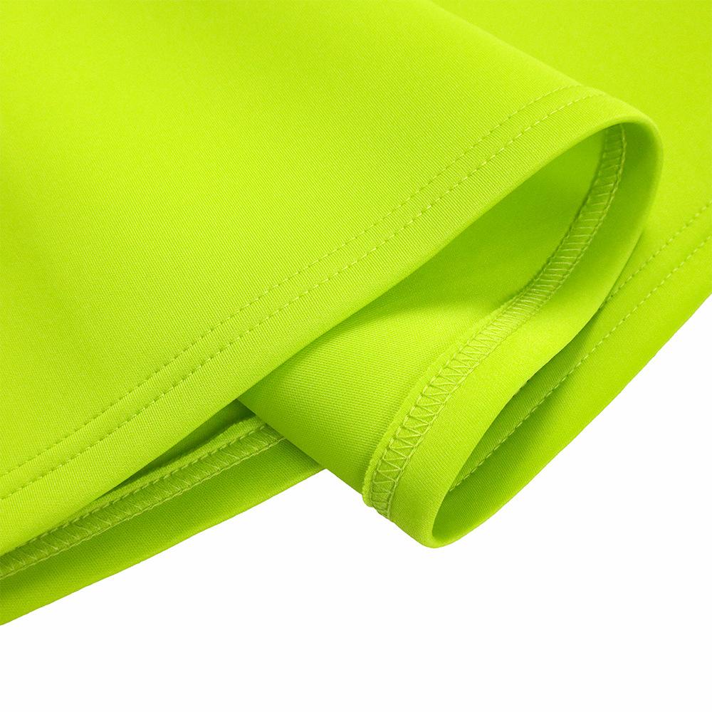 Velká velikost Dámská Móda Jednobarevné šaty Dámské Elegantní Jednodílné šaty s výstřihem do V s nabíranými rukávy