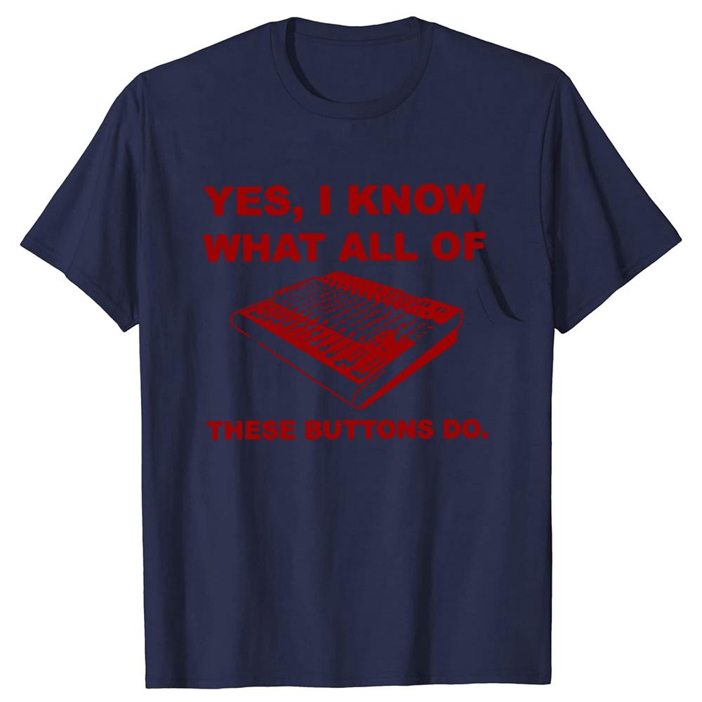 Sound Engineer T Shirts Graphic Streetwear Short Sleeve Harajuku DJ Audio Engineer Hip Hop T-shirt Mens Clothing