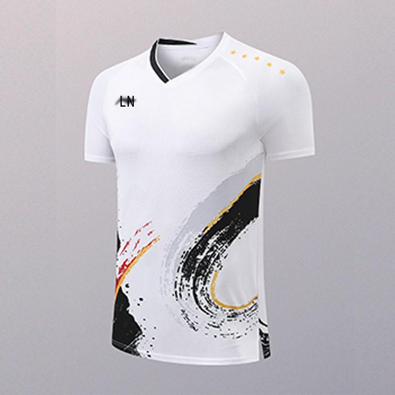 Unisex Badminton Shirt Short Sleeve Quick Dry Sport T-Shirt Men Women Kids Training Competition