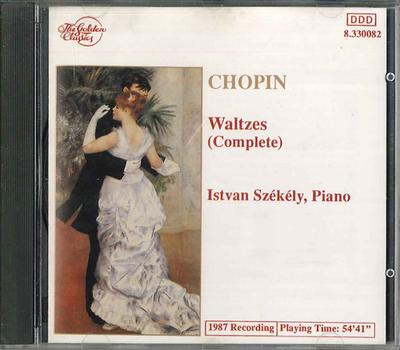CD ISTVAN SZEKELY AM GHOST - Chopan Waltzes 8330082 GOLDEN CLASSICK Non Japan Classical Used
