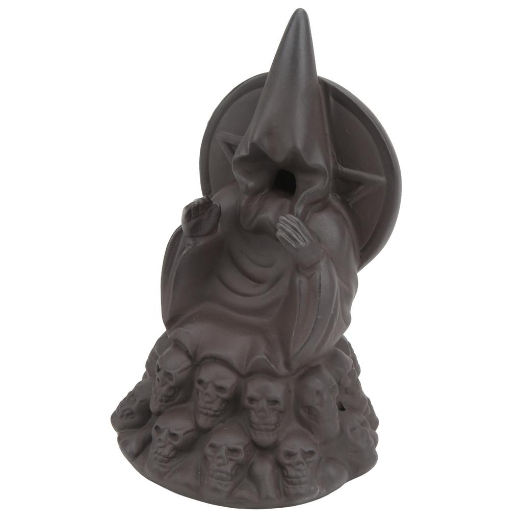 Dödskalle Vattenfall Rökelsehållare Ny Design Handgjord Keramisk Rökelsehållare Backflow för Sovrum Studier Kontor