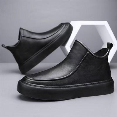 Pantofi pentru bărbați primăvară și toamnă noi cizme Martin pantofi medii pantofi business casual cu toc înalt pantofi din piele