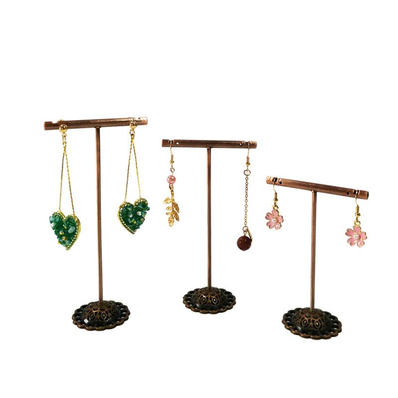 

Мини Металлическая Подставка для Серег из Трех Частей Подставка для Хранения Серег Подставка для Ювелирных Изделий Подставка для Ожерелий Настольная Подставка для Демонстрации Ювелирных Изделий