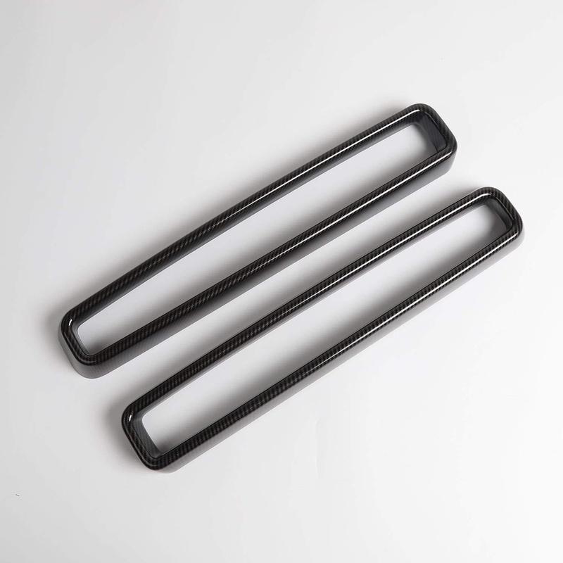 ABS Front Grille Trim Ring for Dodge For Challenger 2015- Models Black Red 52 x 10 x 8 cm Seamless tallation