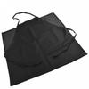 Kitchen Apron PVC Leather Soft Waterproof Black Comfortable