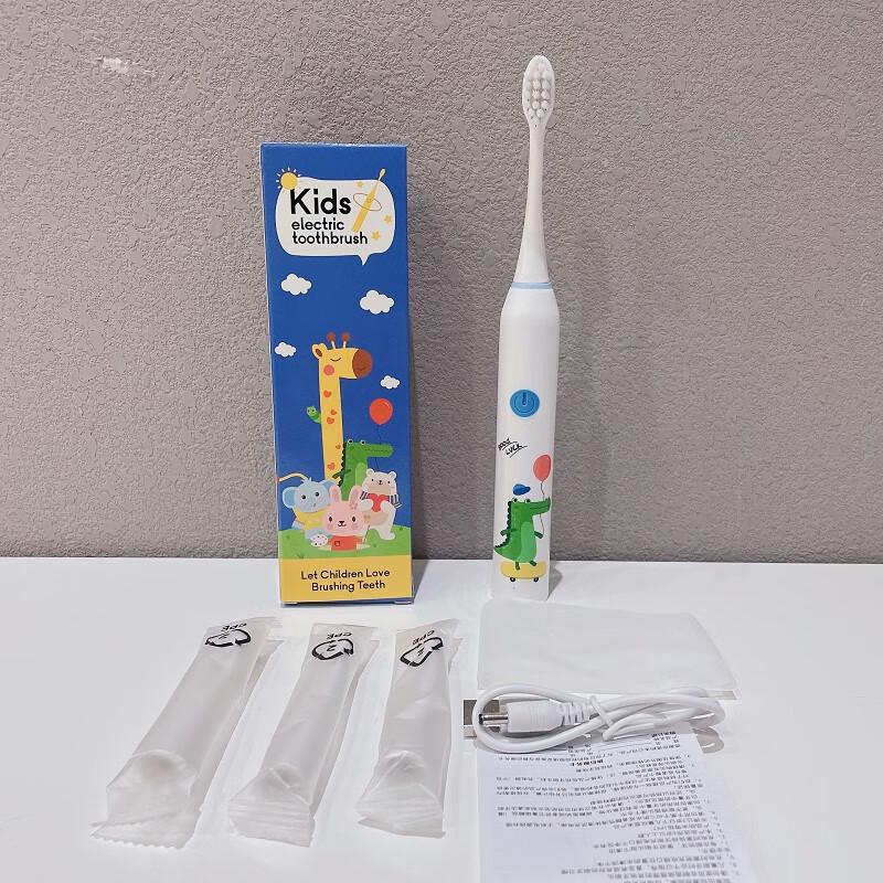 

QBM 332 Crocodile White Ultrasonic Electric Toothbrush CN plug (adapter included)