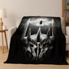 Movie L-Lord of The Rings H-Hobbit Flannel Blanket Soft Warm Blanket Throw Blanket for Bedroom Living Room Bed Picnic Gift Kid