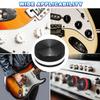 Uxcell Aluminum Potentiometer Knob Inch Volume Adjustment Knob 18mm X 40mm Screw Type Potentiometer for Guitar and Black with White Rubber Ring Wrench