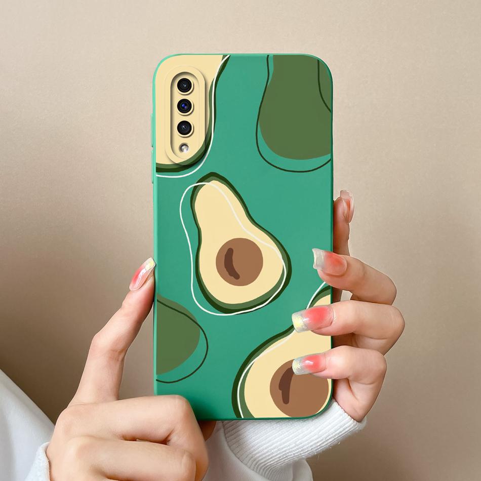 Neue Hülle Für Samsung A50 A50S Katze Weiches Glattes Flüssiges Silikon Vollschutz Anti-Schock-Stoßfänger Für Galaxy A 50 A 50S Funda Coque