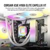 Corsair Disipador de CPU refrigerado por agua H150i ELT CAP XT WHT FN1852 CW-9060073-WW