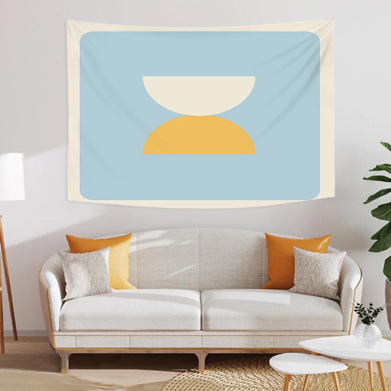 

Fashion Geometric Wave Stripe Dots Art Design Printed Polyester Tapestry Wall Hanging Tapestries for Bedroom Dorm Decoration 74x94cm(29x37in)